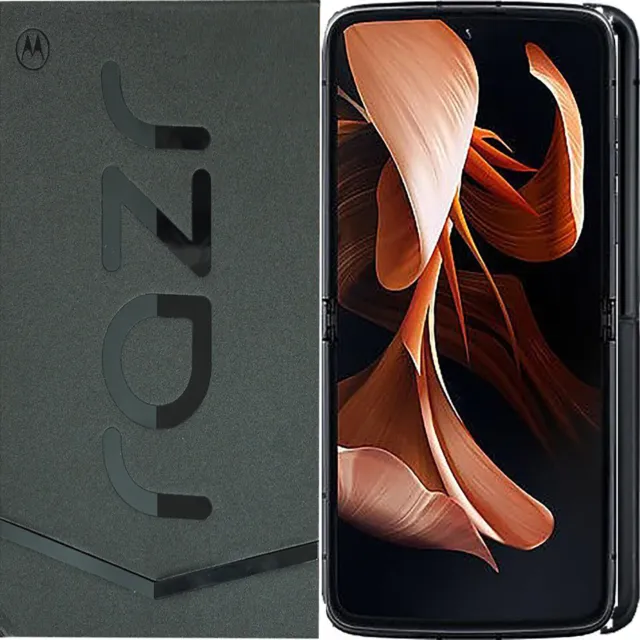 Motorola Razr 2022 5G Satin Black 256GB + 8GB Dual-SIM Factory Unlocked UK Stock