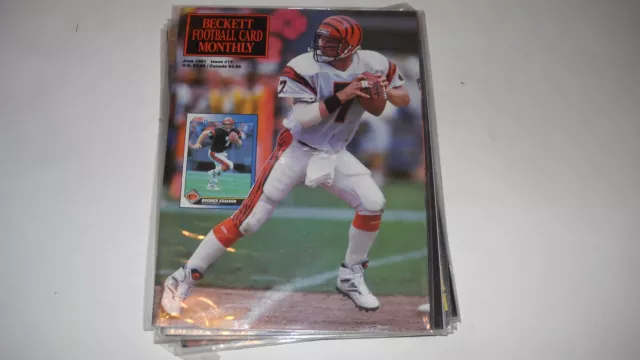 Beckett Football #15- Boomer Esiason 6/1991