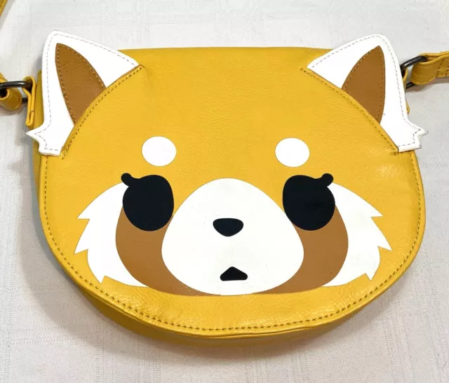 Aggretsuko Face Cross Body Bag Loungefly Sanrio Cosplay Purse “Rare style”