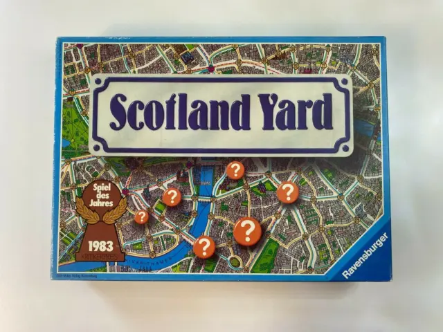 Scotland Yard Brettspiel Gesellschaftsspiel Ravensburger 1983