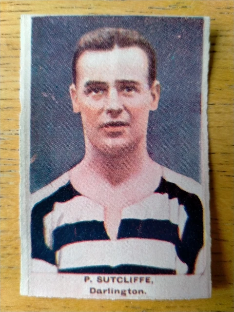 P. Sutcliffe Darlington DC Thomson Adventure Famous Club Colours & Players 1923