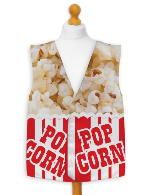 Popcorn Design Fancy Dress Waistcoat