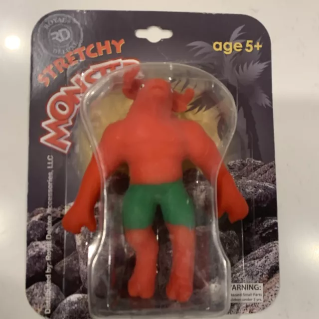 Raging Bull Stretchy Monster Stretch Figure Stretchable Squishy Squish Toy Red