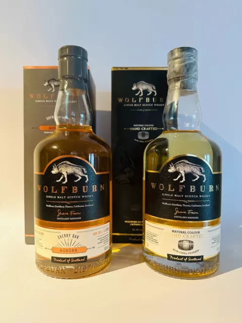 Wolfburn Aurora & Northland Whisky Set 46% aus 2016