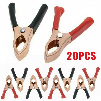 20x 30a BATTERIA AUTO Cavo Clip alligatore clip caricabatterie morsetto KIT di riparazione 