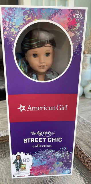 American Girl Truly Me Street Chic Collection 18" Doll # 89 & Book NIB c descrip