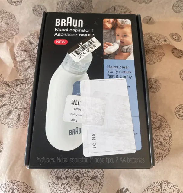 Braun Electric Nasal Aspirator for Newborns, Babies and Toddlers