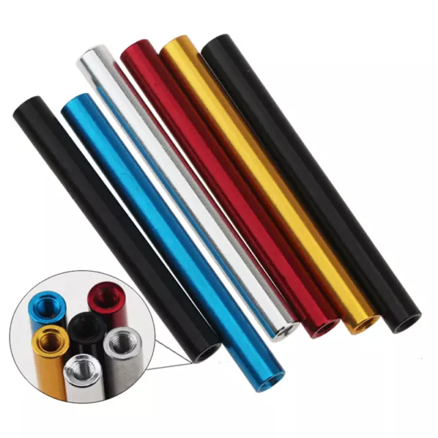 M3 Aluminum Column Round O.D:5/6mm Threaded Sleeve Stud Standoff Nut Connector