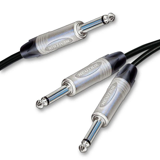 Cavo Nero Da 1 M Neutrik Maschio Da XLR A Mono Jack 1/4" Spina - Foto 12