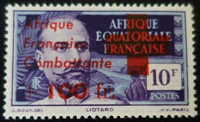 Unterzeichnet Calves - Afrika Äquatorial- Französisch Aef N #166 neuer Stempel
