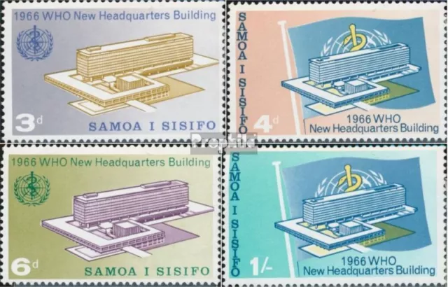 samoa 141-144 (complète edition) neuf avec gomme originale 1966 oms