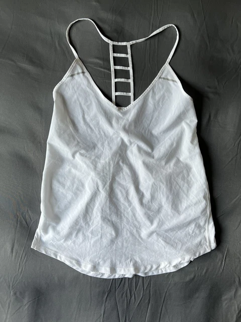 Lululemon Tank Top Size 6 Y Strap White Women’s