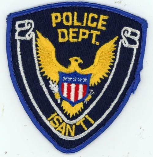 Minnesota Mn Isanti Police Old Vintage Nice Shoulder Patch Sheriff