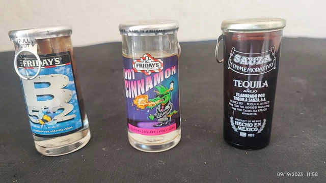 Miniature liquor bottles vintage