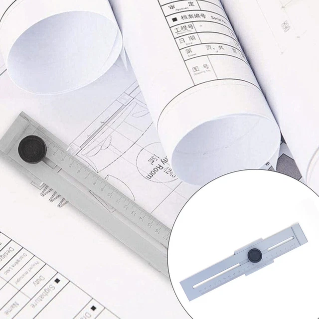 Ruler Carbon Steel Screw Cutting Marking Scraper Gauge Layout Tool Tools