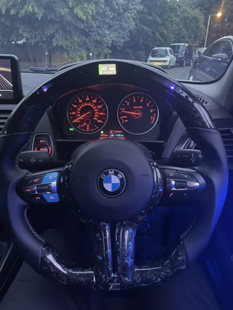 BMW Forged Carbon LED Steering Wheel F Series