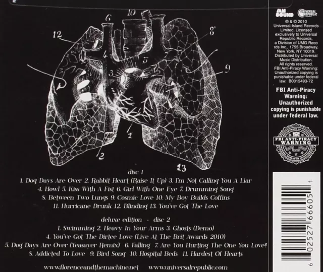 Florence + The Machine Lungs (CD) 2