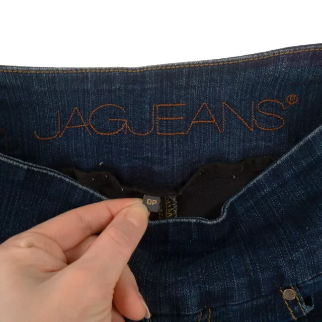 JAG BOOTCUT BLUE Jeans Womens Petites 0P Pull On $20.00 - PicClick