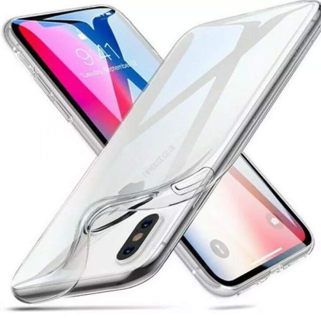 Étui iPhone 11 transparent gel silicone