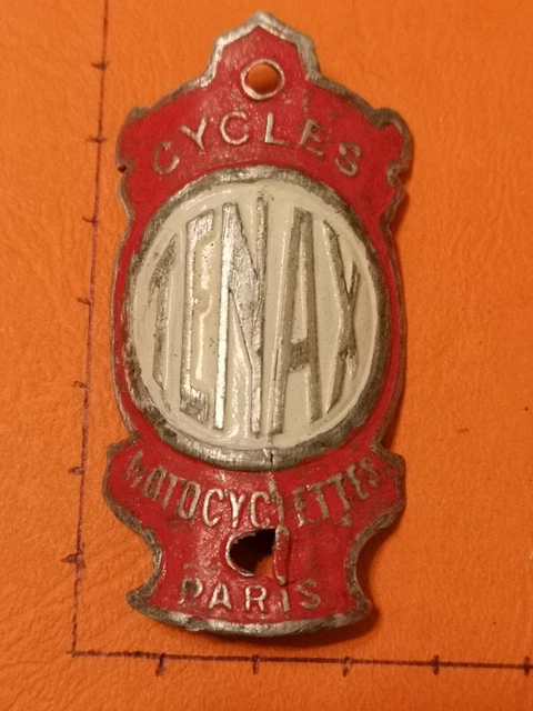 Plaque De Vélo Vintage Cycles Alcyon – Ancienne Enseigne Publicitaire Aluminium
