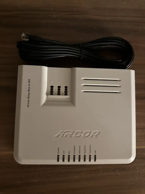 VODAFONE ARCOR DSL Modem EasyBox A 400 ISDN RJ-45 ADSL/ADSL2+ EUR 1,00