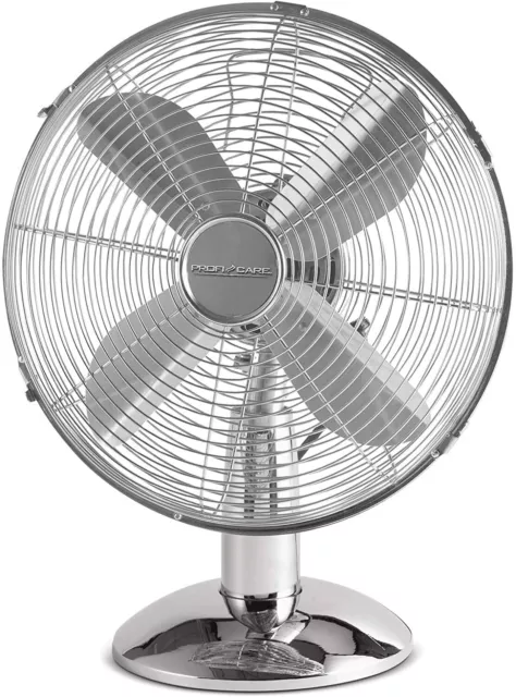 ProfiCare VL 3062 M inox 25 cm Ventilateur de table, métallique