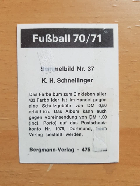 Album Bergmann-Bilder Football 70/71 à Compléter + 200 Figurines Dont Beckenbauer - Occasion
