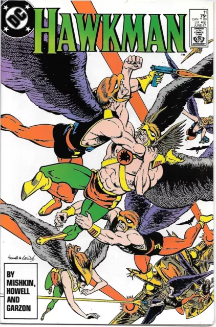 Hawkman Comic Book 2nd Series #11 DC Comics 1987 VERY FINE-