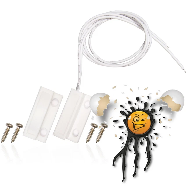 MC-38 Tür- und Fenstersensor Magnetisch 30mm Kabel