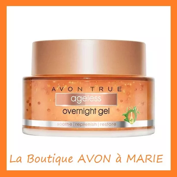 GEL CREME de NUIT Overnight Anti-rides Ageless NUTRA EFFECTS AVON