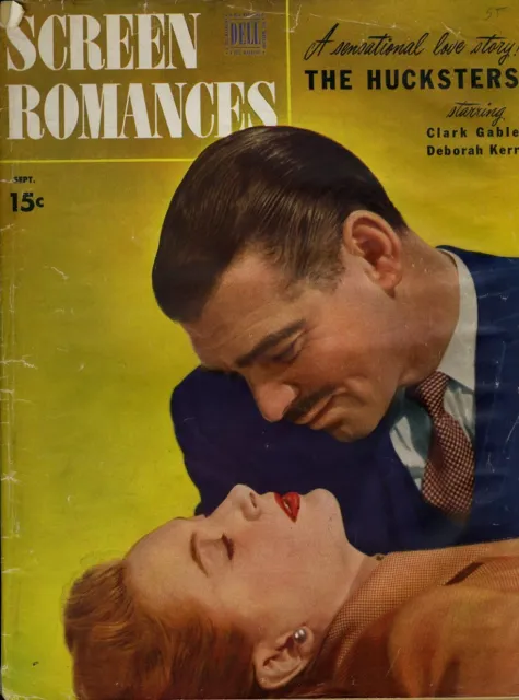 Clark Gable Deborah Kerr Roy Rogers Screen Romances Sept 1947