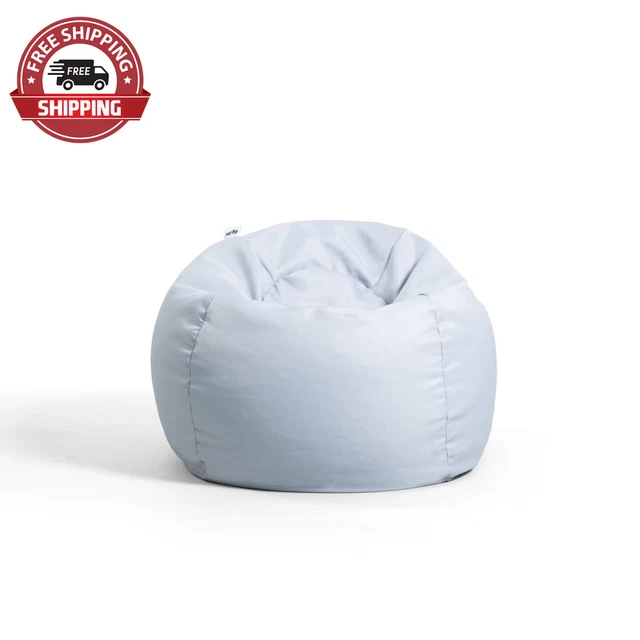 Big Joe Dot Bean Bag Chair, Gabardine Kids, 2Ft, Cloud Gray