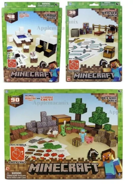 Minecraft Overworld Deluxe Set Papercraft for Sale in Las Vegas