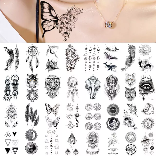 Tattoo Temporary Waterproof Sticker Fake Arm Body Sleeve Tattoos Art Women Men