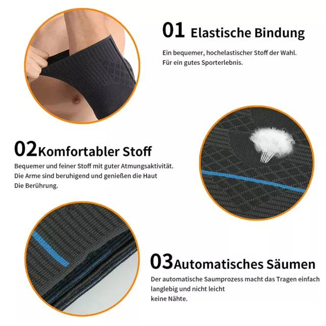 Universall Ellenbogenbandage Tennisarm Schoner Schutz Sport Fitness Bandage 2