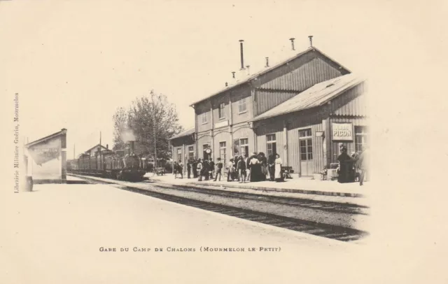 CPA 51 Gare du Camp de Chalons (MOURMELON le PETIT)