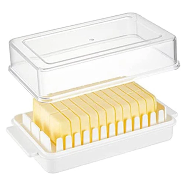 Diseño Clásico Caja de Almacenamiento Caja de Mantequilla 16.5*9.5*5cm Mantequilla Queso