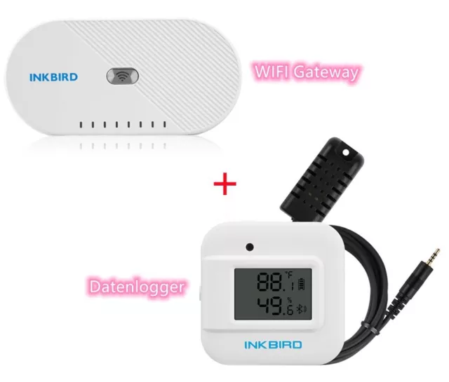 Aktualisierte Remote WIFI Gateway + Bluetooth Thermometer Hygrometer Datenlogger