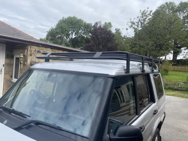 land rover discovery 1 or 2 td5 flat expedition roof rack.