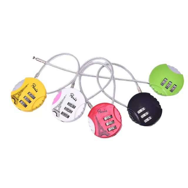 1pc Mini Resettable Combination Travel Luggage Suitcase Code Lock Padlock L'EL