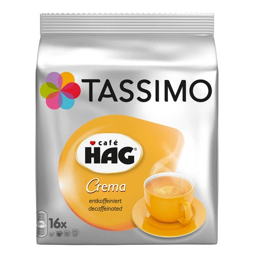 Tassimo - Café HAG crema decaf  - 5x 16 T-Discs