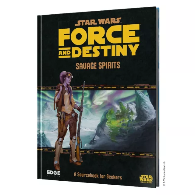 FORCE AND DESTINY: SAVAGE SPIRITS Book Star Wars RPG NEW