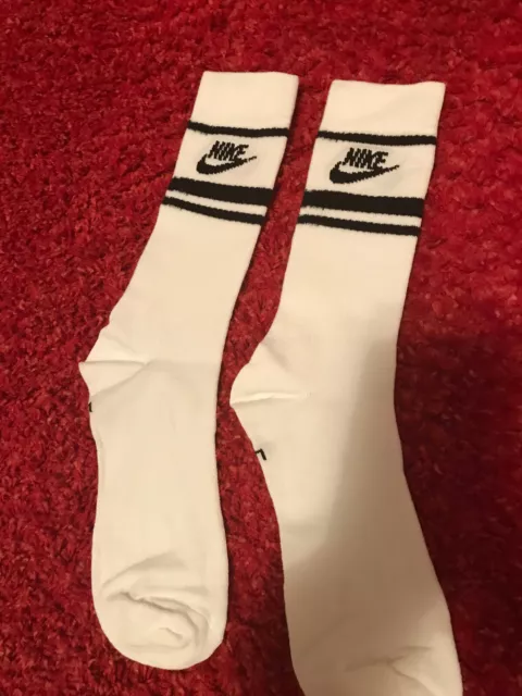 Nike Crew Socken, Socks, neu, weiß, Skater, Gr. 43 - 46