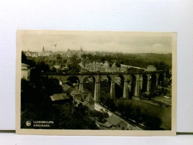 AK Luxembourg, Panorama; 1932