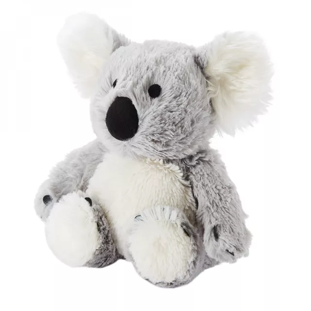 Warmies - Bouillotte chauffante à graines avec housse peluche - Koala gris