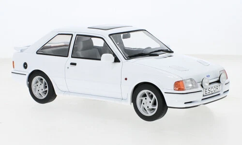 MODELCAR, FORD ESCORT RS Turbo S2 1990 Blanche, échelle 1/18, MOD18271
