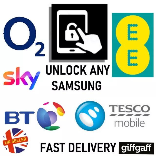 O2 Ee All Samsung Unlock Code  / A13 5G / A22 / A32 / A72 / A12 / A02
