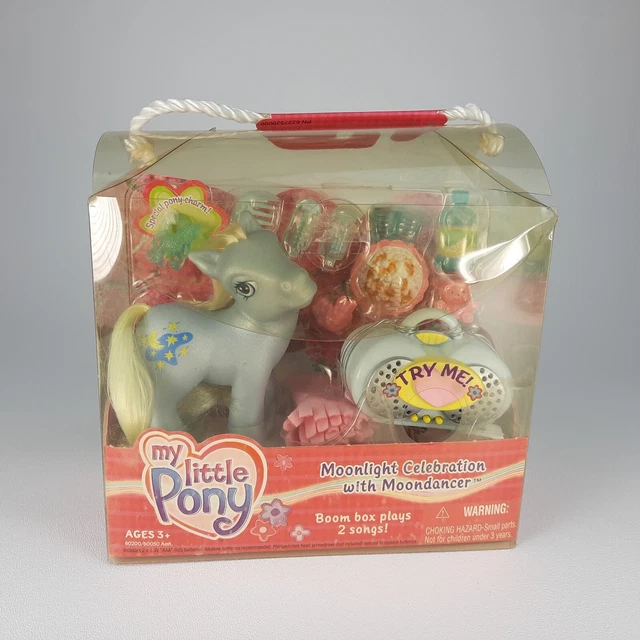 My Little Pony Moonlight Celebration with Moondancer & Boom box Working