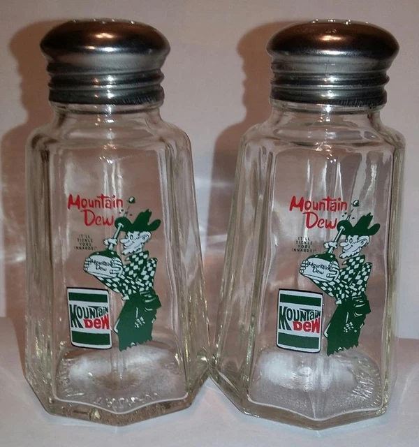 Set of Mountian Dew Salt & Pepper Shakers #1