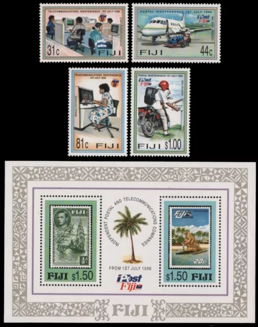 Fidschi 1996 - Mi-Nr. 775-778 & Block 19 ** - MNH - Post